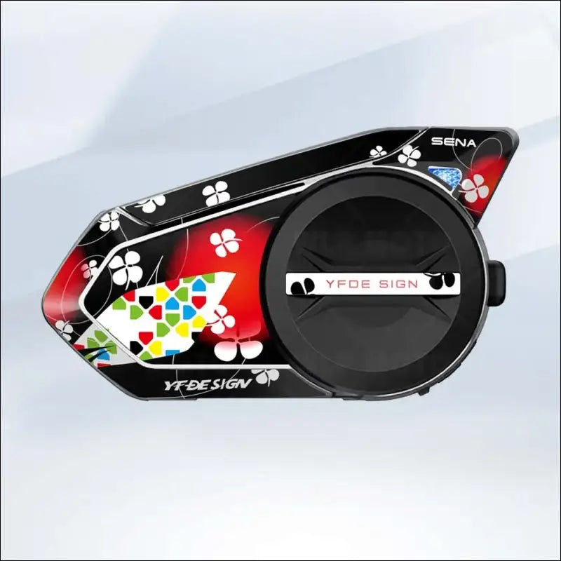 For SENA 50S sena 50s Motorcycle Helmet Headphone Stickers Decoration Decals Colorful Earphone Protective Decals