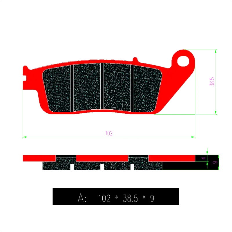 Honda CB650F 2014-2020 Bremsbeläge