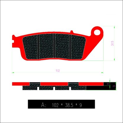 Honda CB650F 2014-2020 Bremsbeläge