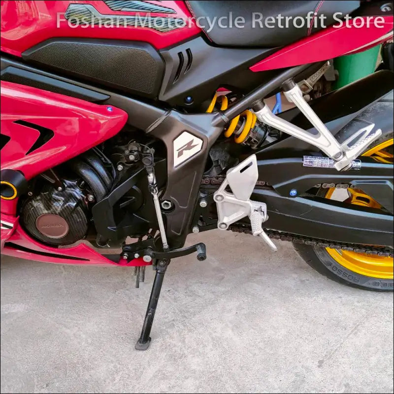 Honda CB650F / CBR 650R 2014-2023 Fußrasten Verstell Kit - black