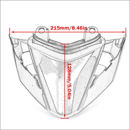 Honda CBR 500 R 2019-2023 Rücklichtverkleidung