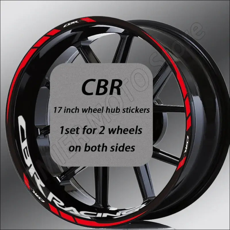 Honda CBR Felgenaufkleber Sportliches Design