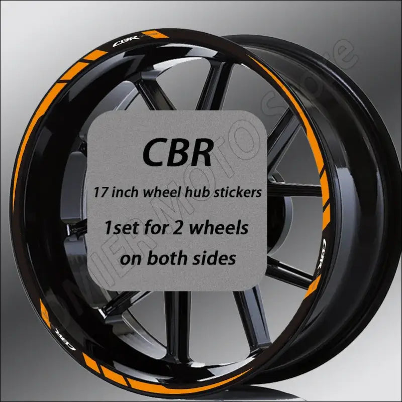 Honda CBR Felgenaufkleber Sportliches Design - WLP114BWLP38A