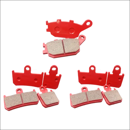 Keramische Vorder- und Hinterbremsbeläge für Yamaha YZF-R1 (2007-2014) | Hochleistungs-Bremsbeläge - All 3 pairs