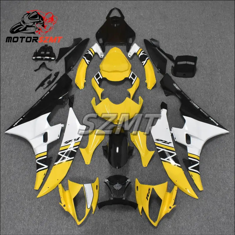 Komplettes ABS Verkleidungskit für Yamaha YZF-R6 (2006–2007)