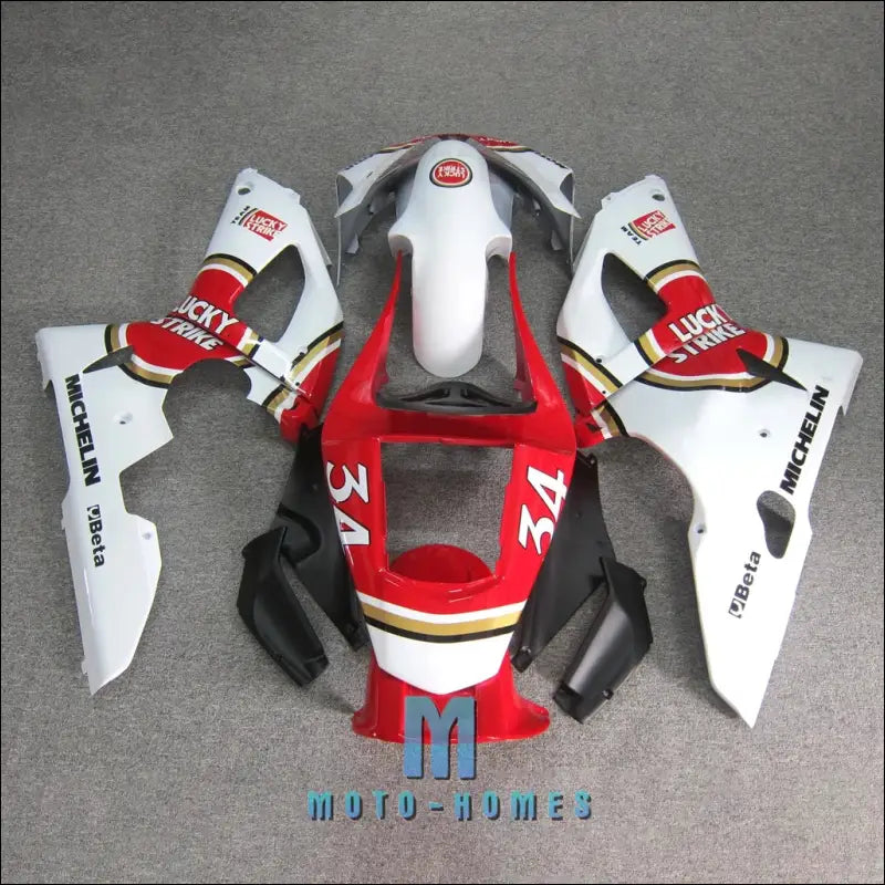 Komplettes Verkleidungskit für Yamaha YZF-R1 (2000-2001) | Weiß-Rot - Same as Pictures / Standard