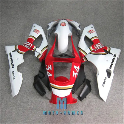 Komplettes Verkleidungskit für Yamaha YZF-R1 (2000-2001) | Weiß-Rot - Same as Pictures / Standard