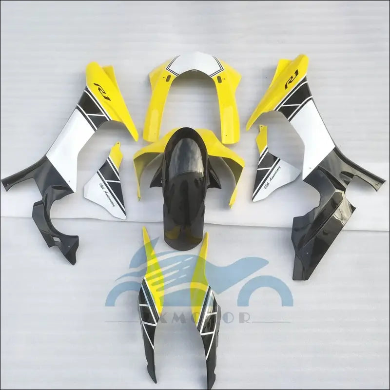 Lackiertes Motorrad Fairing für Yamaha YZF-R1 (2015-2019) | ABS Kunststoff Karosserie in Schwarz & andere Farben