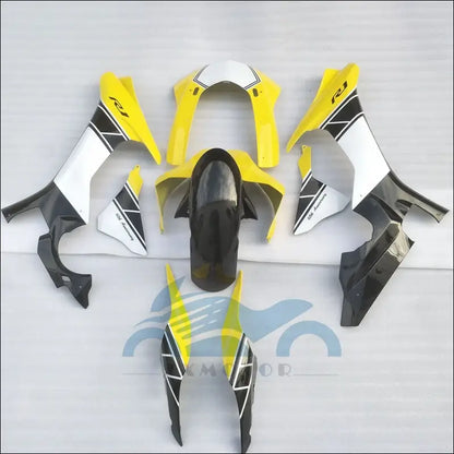 Lackiertes Motorrad Fairing für Yamaha YZF-R1 (2015-2019) | ABS Kunststoff Karosserie in Schwarz & andere Farben