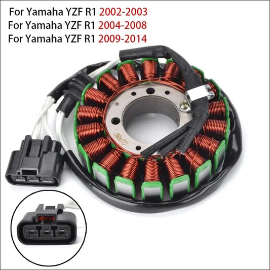 Lichtmaschinen-Stator für Yamaha YZF-R1 (2002-2014) | Ersatz für 14B-81410-00