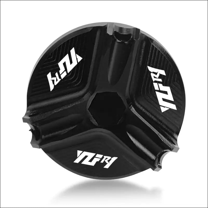 Öleinfülldeckel für Yamaha YZF-R1 (1998-2015) | CNC-Aluminium Ölverschluss Kappe - black YZFR1