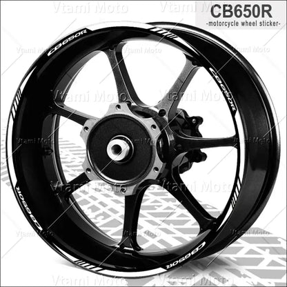 Reflektierende Motorrad Felgenaufkleber Reifenklebeband für CB650R
