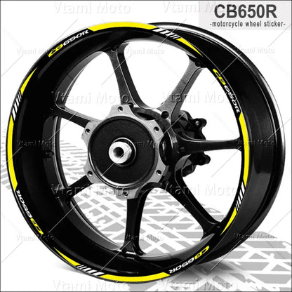 Reflektierende Motorrad Felgenaufkleber Reifenklebeband für CB650R