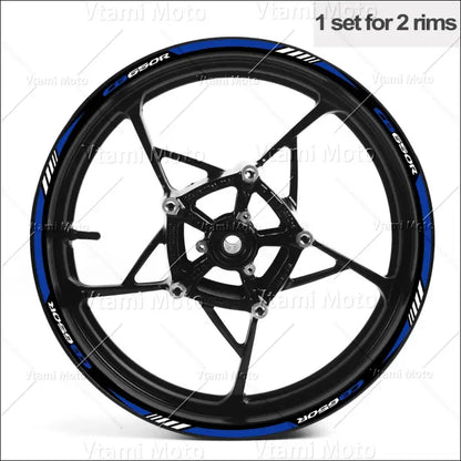 Reflektierende Motorrad Felgenaufkleber Reifenklebeband für CB650R - C 17 Inch