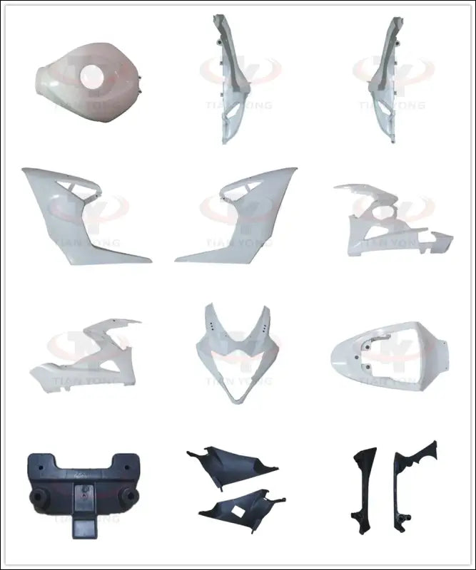 Unlackierte Verkleidungsteile Einzeln 2005-2006