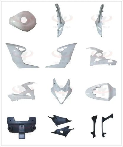 Unlackierte Verkleidungsteile Einzeln 2005-2006