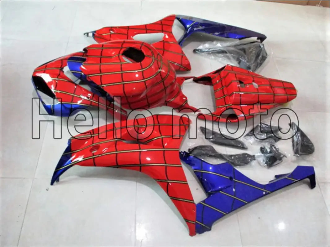 Verkleidungs-Kit für Honda Fireblade CBR1000RR Rot/Blau mit Streifen