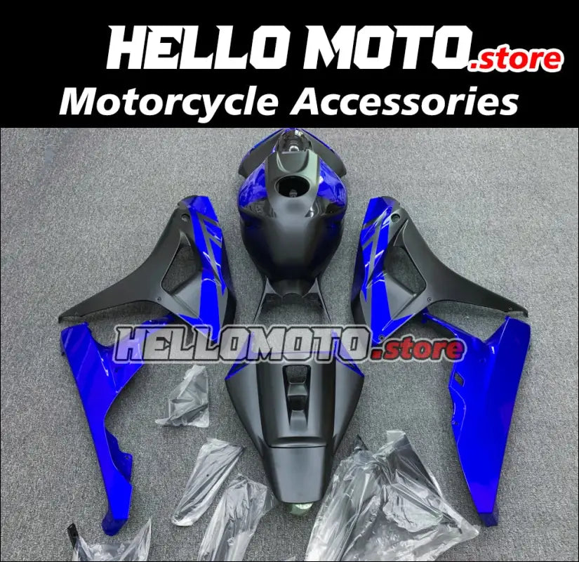 Verkleidungs- und Spoiler-Kit aus ABS für Honda Fireblade CBR1000RR Blau/Schwarz