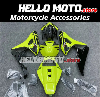 Verkleidungs- und Spoiler-Kit aus ABS für Honda Fireblade CBR1000RR Neon Gelb/Schwarz