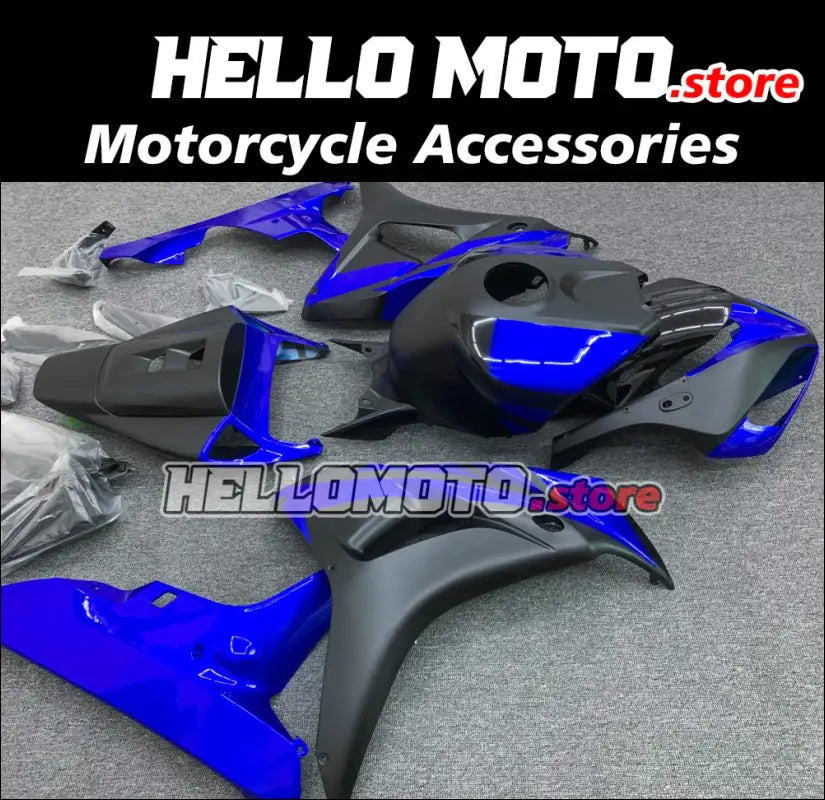 Verkleidungs- und Spoiler-Kit aus ABS für Honda Fireblade CBR1000RR Blau/Schwarz