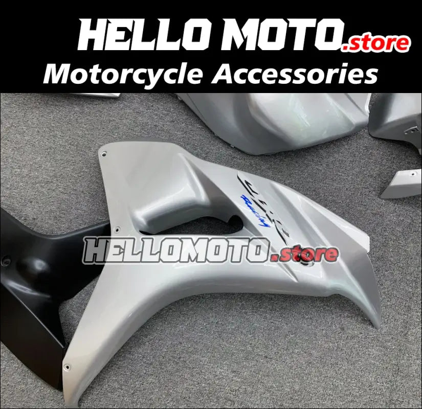 Verkleidungs- und Spoiler-Kit aus ABS für Honda Fireblade CBR1000RR Silber/Schwarz