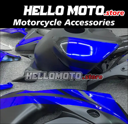 Verkleidungs- und Spoiler-Kit aus ABS für Honda Fireblade CBR1000RR Blau/Schwarz