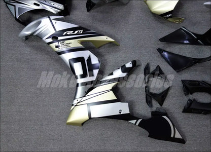 Verkleidungskit für Yamaha YZF-R1 (2004-2006) | ABS Set in Grau Schwarz & Champagnergold - Standard