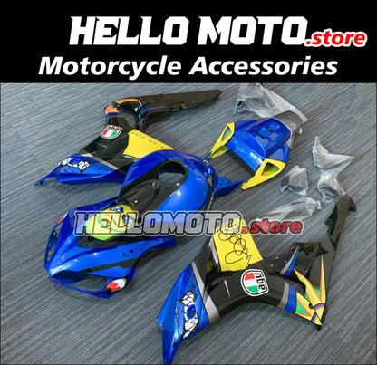 VerkleidungsKit aus ABS für Honda Fireblade CBR1000RR Blau/Gelb mit Muster