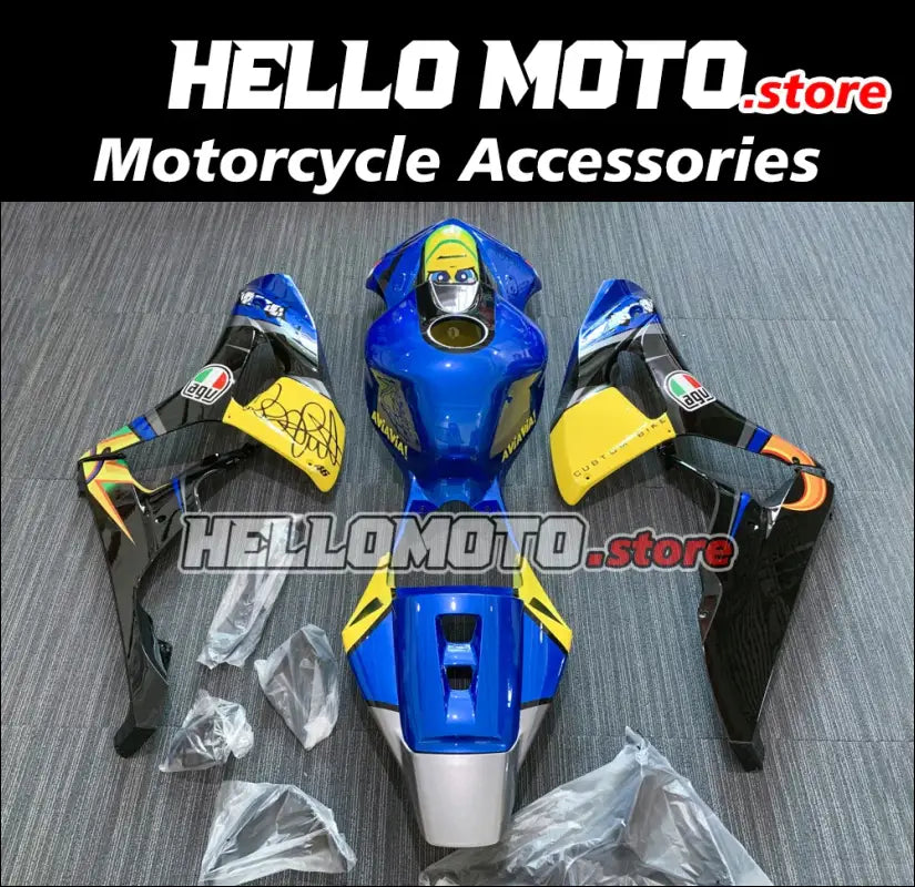 VerkleidungsKit aus ABS für Honda Fireblade CBR1000RR Blau/Gelb mit Muster