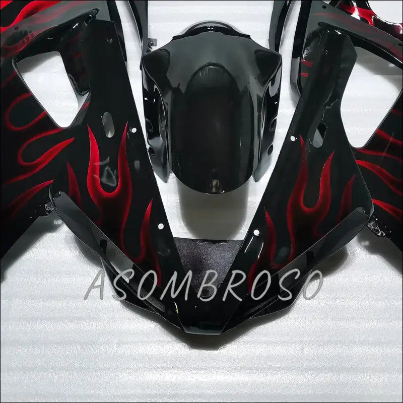 Verkleidungskit für Yamaha YZF-R1 (2000-2001) mit roten Flammen & Verschiedene Farben
