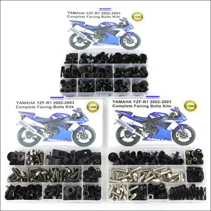 Verkleidungsschrauben-Kit für Yamaha YZF-R1 (2002-2003) | Komplettes Befestigungsset aus Stahl