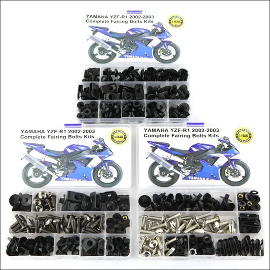 Verkleidungsschrauben-Kit für Yamaha YZF-R1 (2002-2003) | Komplettes Befestigungsset aus Stahl