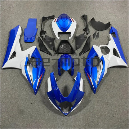 Verkleidungsset für Suzuki GSX-R1000 K5 K6 (2005-2006) | ABS-Kunststoff Blau-Weiß - 10