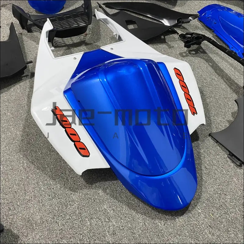Verkleidungsset für Suzuki GSX-R1000 K5 K6 (2005-2006) | ABS-Kunststoff Blau-Weiß - 10