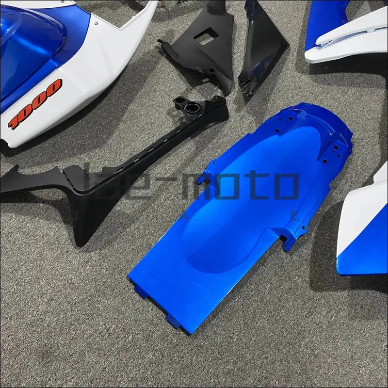 Verkleidungsset für Suzuki GSX-R1000 K5 K6 (2005-2006) | ABS-Kunststoff Blau-Weiß - 10