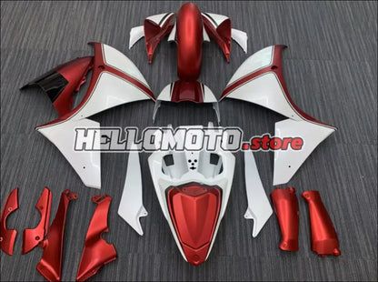 Verkleidungsset für Yamaha YZF-R1 (2009-2011) Weiß Rot