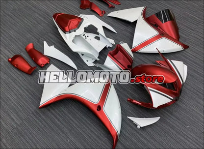 Verkleidungsset für Yamaha YZF-R1 (2009-2011) Weiß Rot