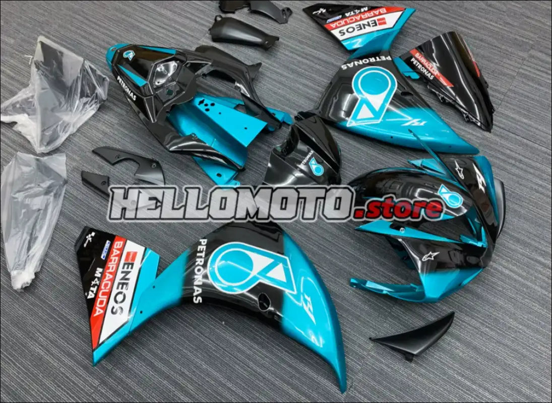 Verkleidungsset für Yamaha YZF-R1 (2009-2014) Schwarz Blau