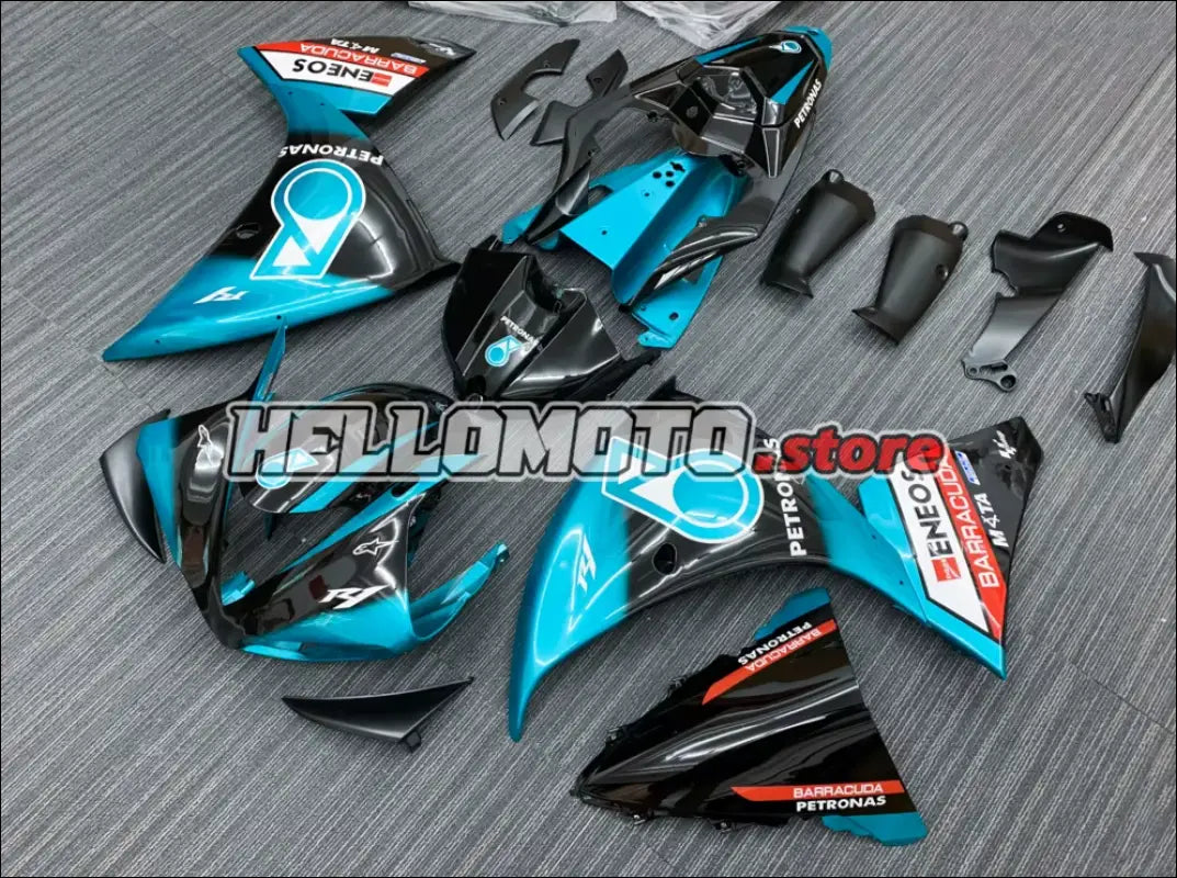Verkleidungsset für Yamaha YZF-R1 (2009-2014) Schwarz Blau
