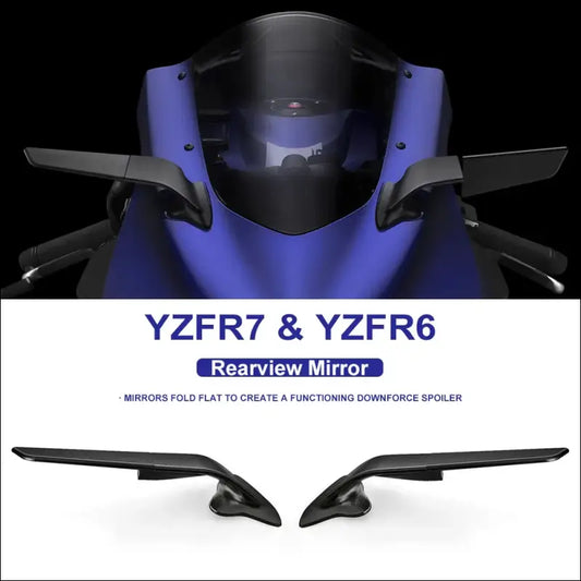 Verstellbare Motorrad-Spiegel Wind-Wing für Yamaha YZF-R7 (2021–2023) & YZF-R6 (2017–2020) - YZF R6 - YZF R7