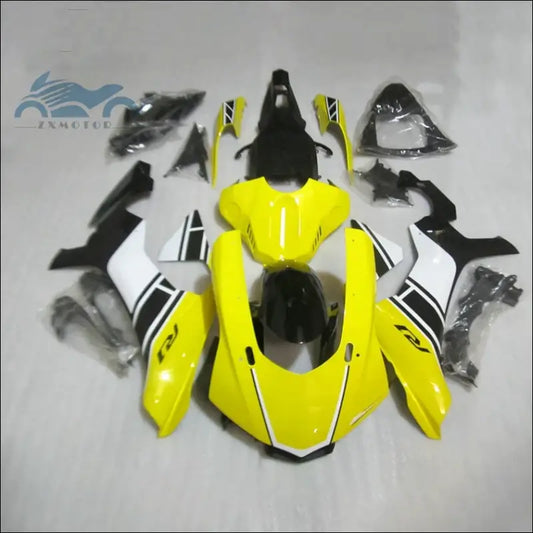 Yamaha R1 2015-2018 Gelb Weiß ABS Verkleidungskit - Standard