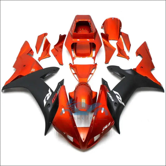 Yamaha YZF-R1 02-03 Orange Verkleidungskit - Same as Pictures