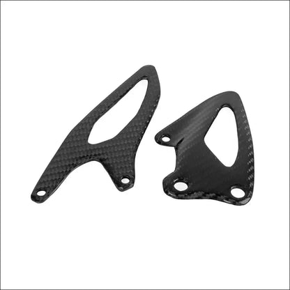 Yamaha YZF-R1 2015-2018 Carbonfaser Fußrasten Fersenschutz Platten - Gloss