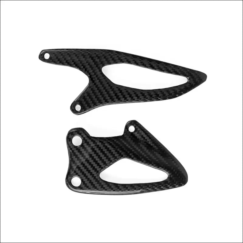 Yamaha YZF-R1 2015-2018 Carbonfaser Fußrasten Fersenschutz Platten - Gloss