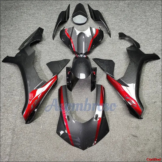 Yamaha YZF R1 2015 2019 Rotes Verkleidungskit Passend - Colour1