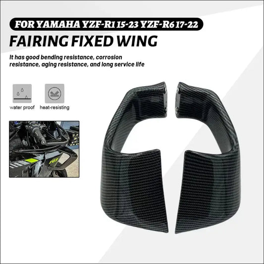 Yamaha YZF-R1 (2015–2023) und YZF-R6 (2017–2022) Carbon Winglet - Carbon Fiber