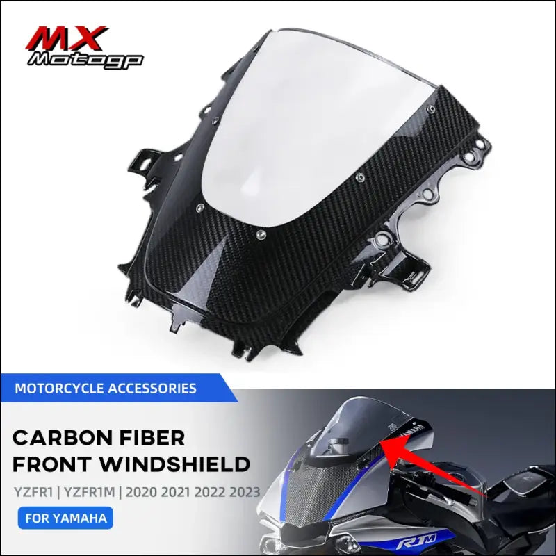 Yamaha YZF-R1 Carbon Windschild für hohe Geschwindigkeiten einfache Montage