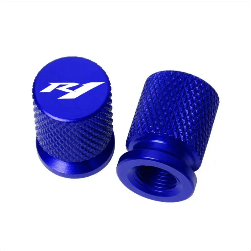 Yamaha YZF-R1 R1M Ventilkappen CNC-gefräst Luftdichte Abdichtung - Blue