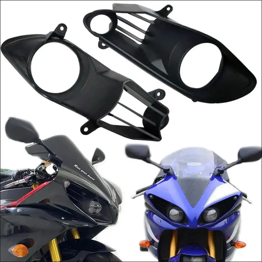 Yamaha YZF-R1 Scheinwerferabdeckung 2009-2014 Schwarz - black