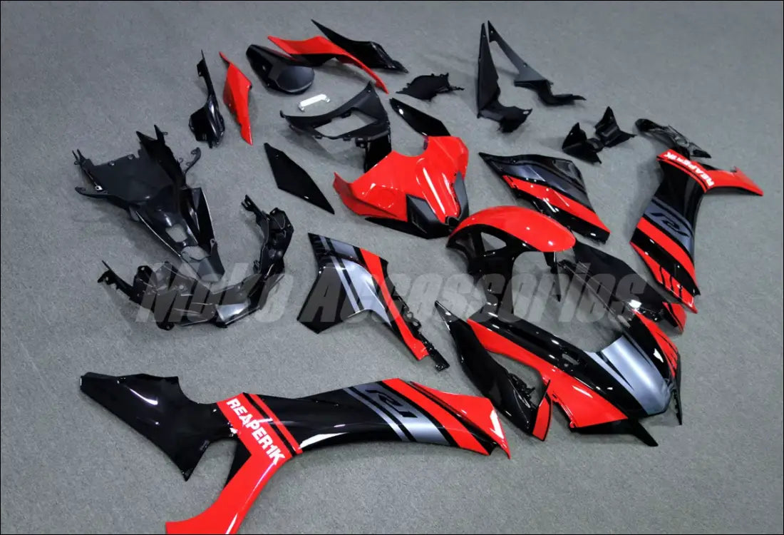 Yamaha YZF-R1M Verkleidung Rot Schwarz (2020-2023) - Standard
